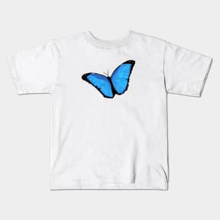Morpho Butterfly Kids T-Shirt